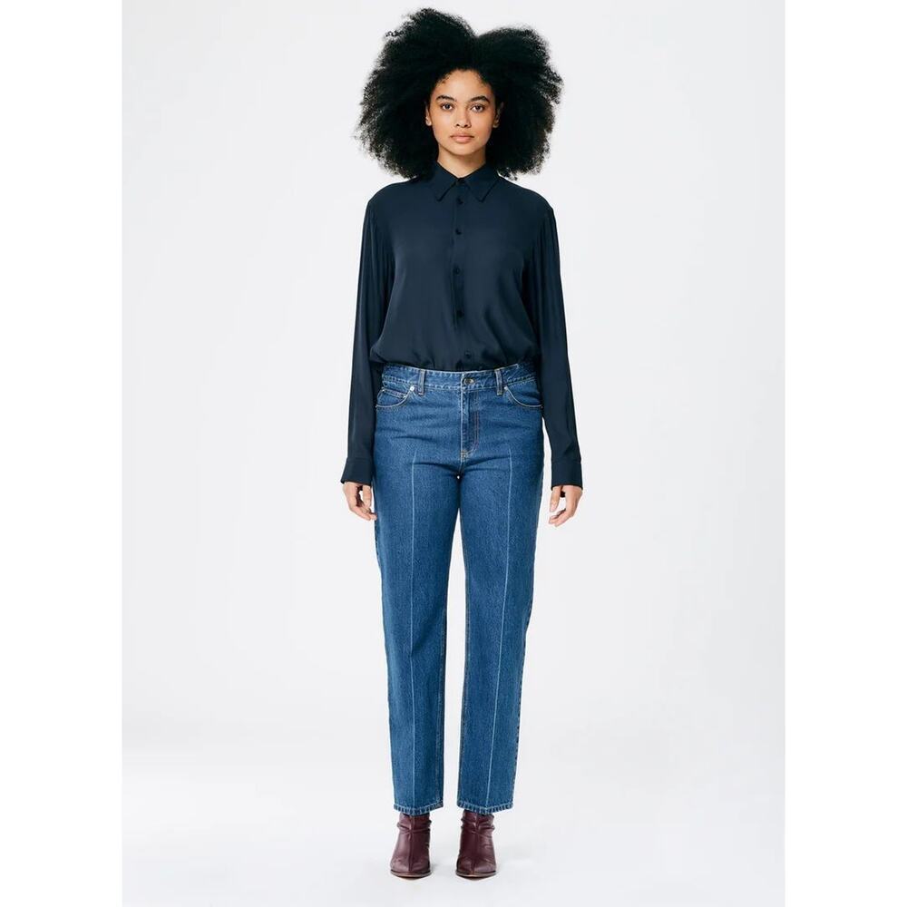 Tibi Medium Stone Wash Elfie Jean Size 26 NWT MSRP $385 - Picture 2 of 3